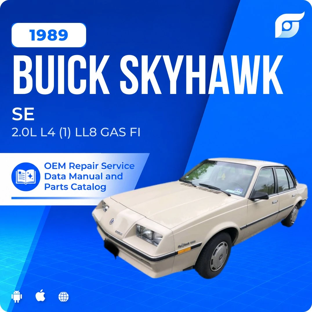 1989 Buick Skyhawk SE - OEM Repair Service Manual