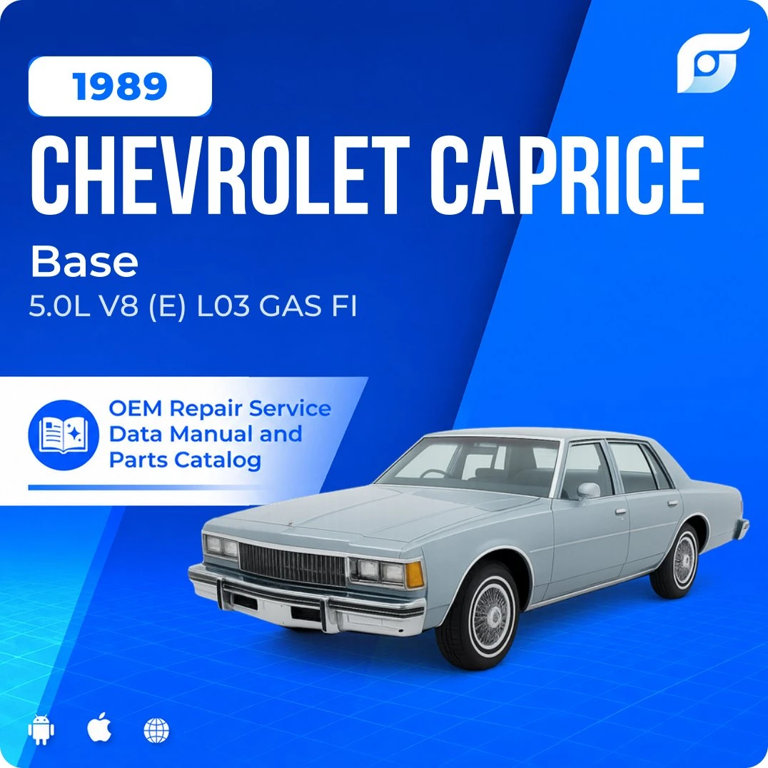 1989 Chevrolet Caprice Base - OEM Repair Service Manual