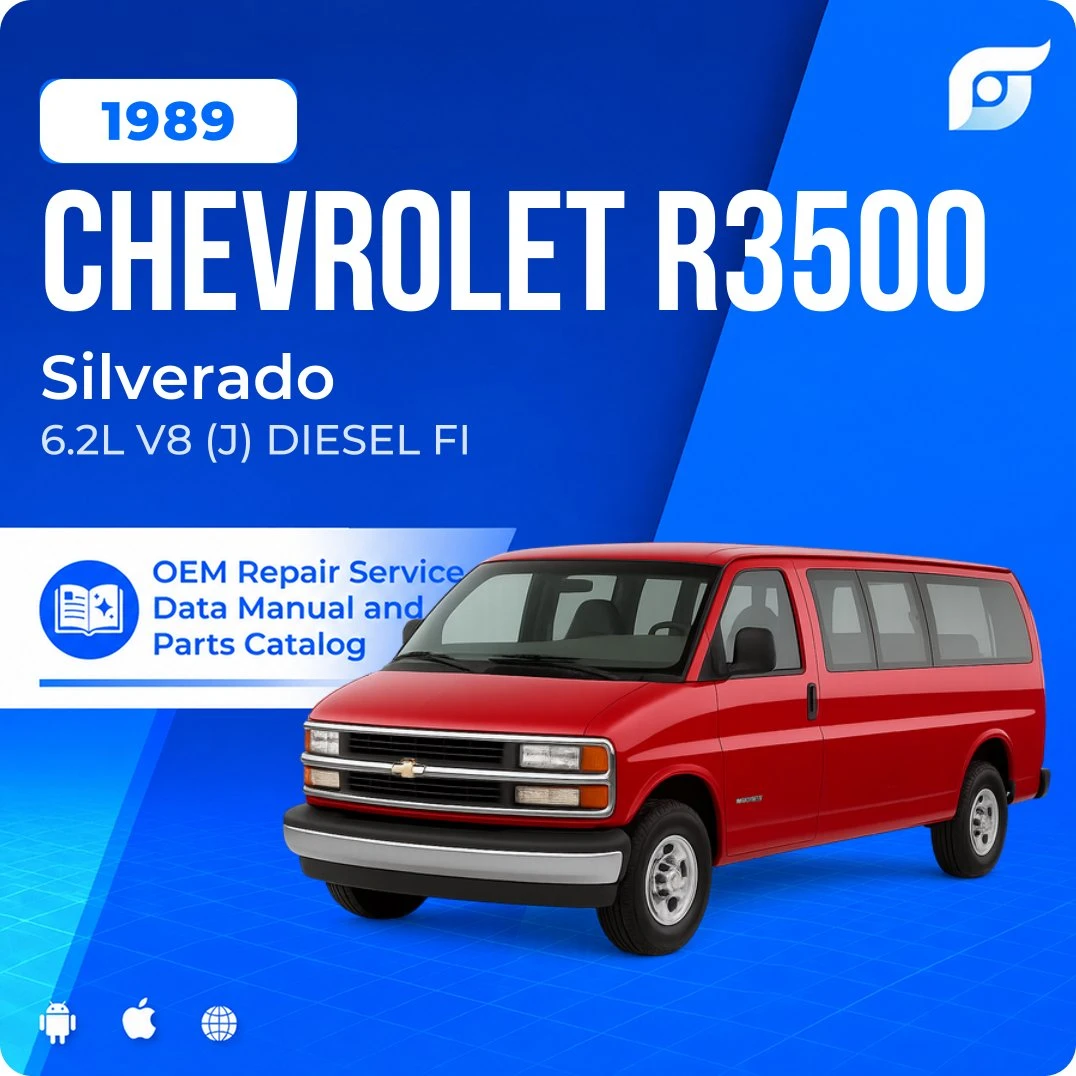 1989 Chevrolet R3500 Silverado - OEM Repair Service Manual