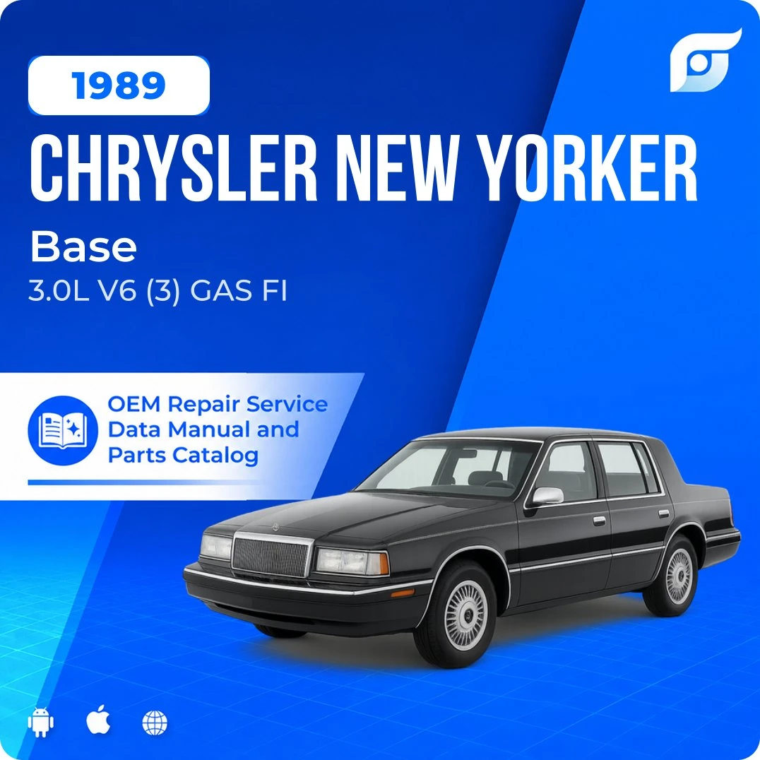 1989 Chrysler New Yorker Base - OEM Repair Service Manual