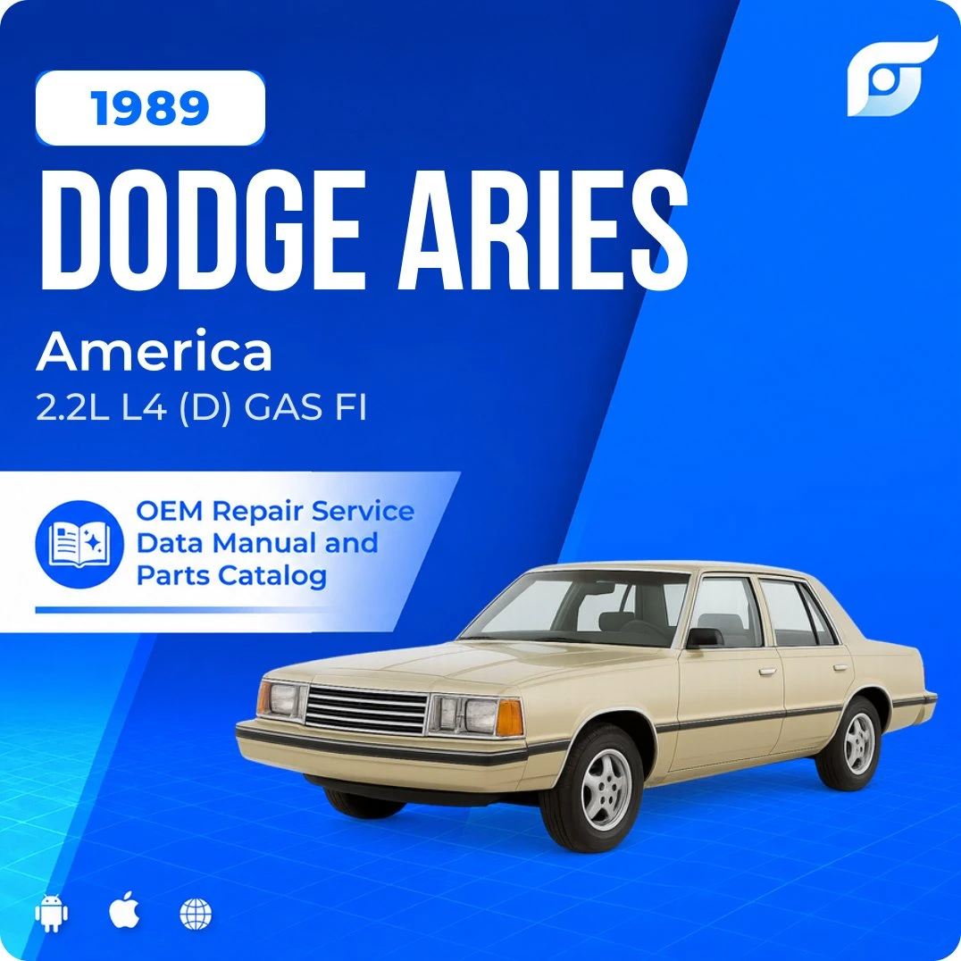 1989 Dodge Aries America - OEM Repair Service Manual