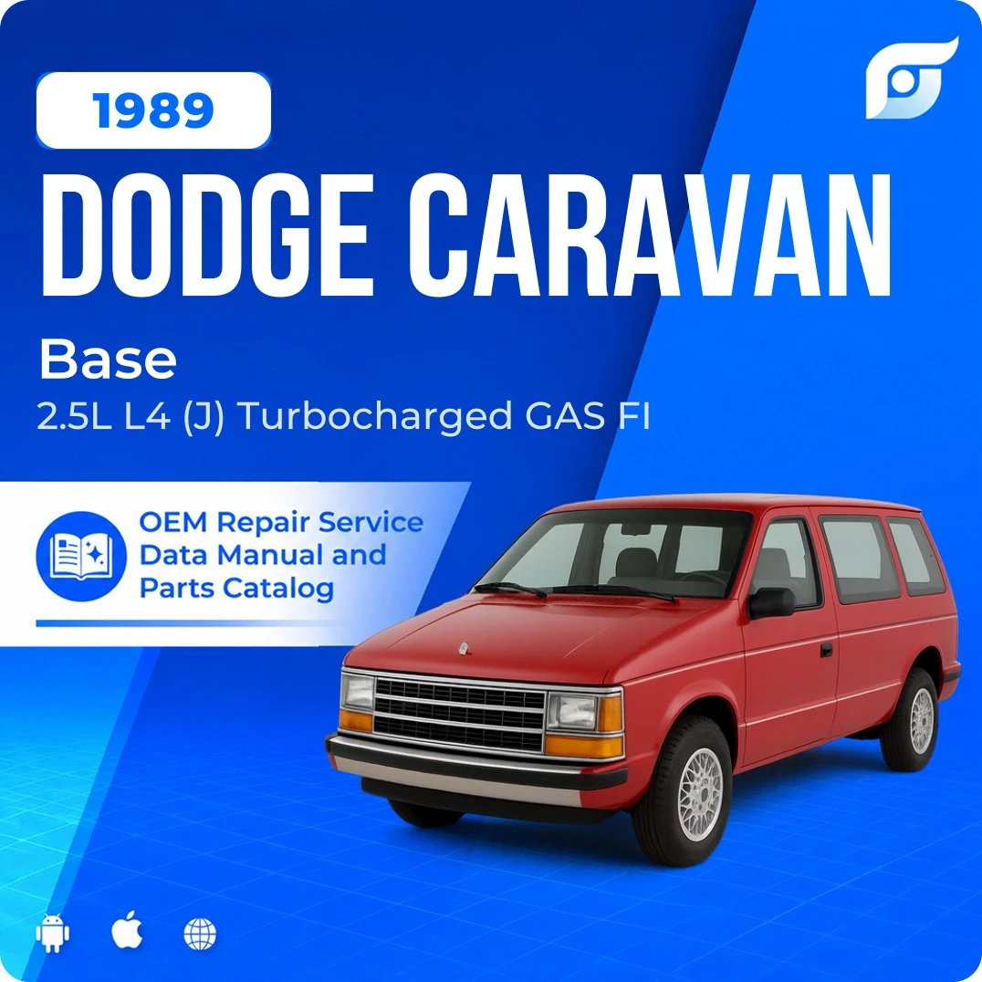 1989 Dodge Caravan Base - OEM Repair Service Manual