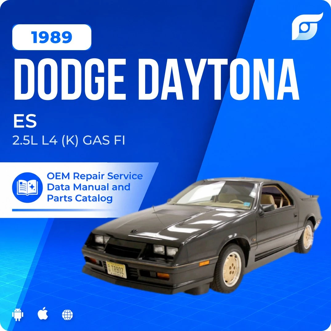 1989 Dodge Daytona ES - OEM Repair Service Manual