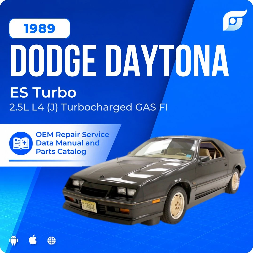 1989 Dodge Daytona ES Turbo - OEM Repair Service Manual