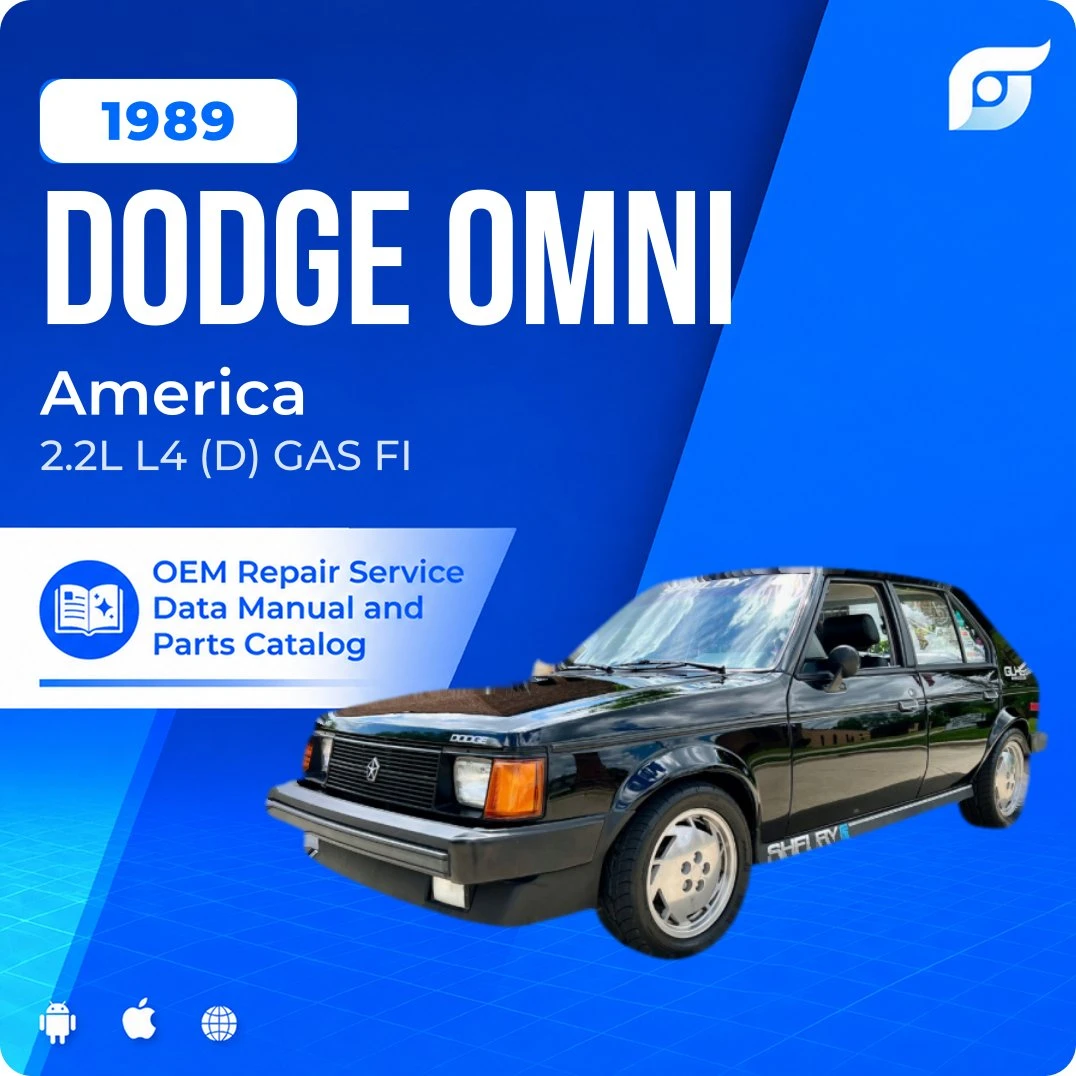 1989 Dodge Omni America - OEM Repair Service Manual