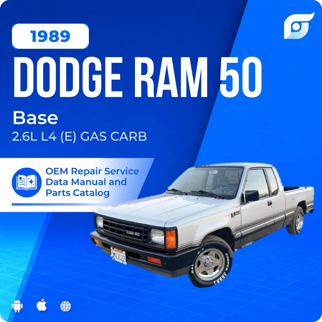 1989 Dodge Ram 50 Base - OEM Repair Service Manual