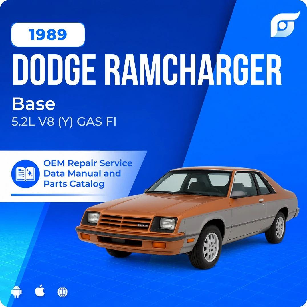 1989 Dodge Ramcharger Base - OEM Repair Service Manual