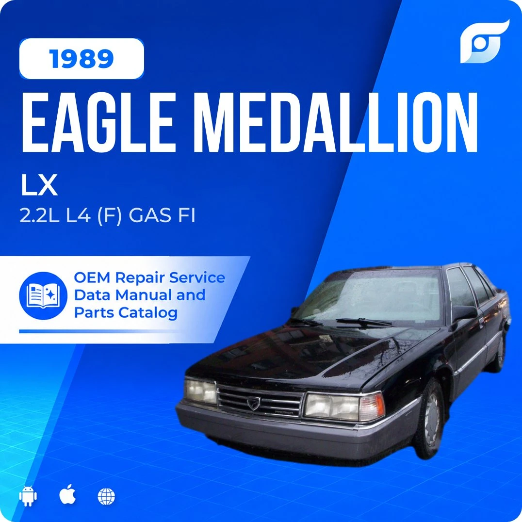 1989 Eagle Medallion LX - OEM Repair Service Manual