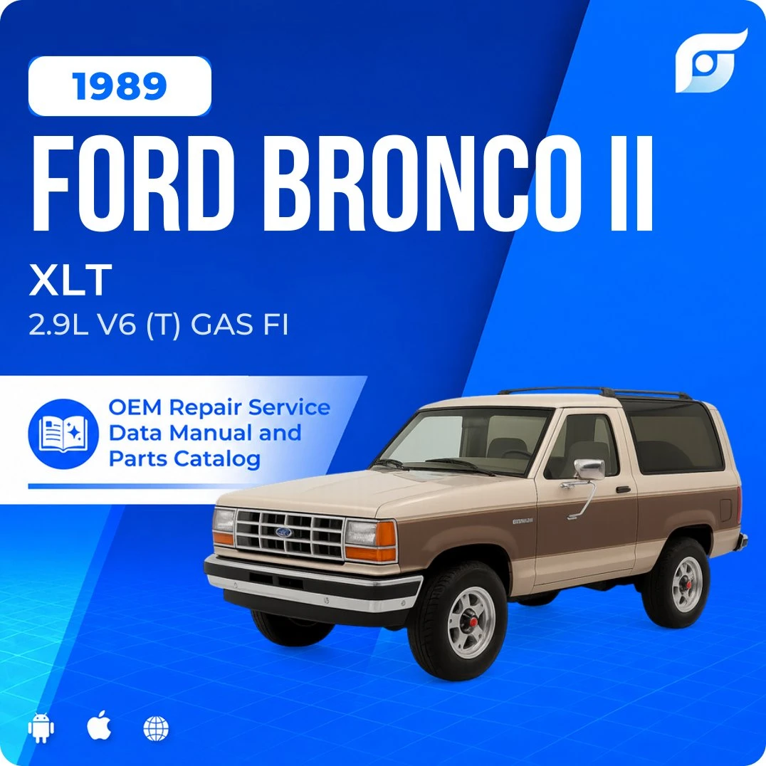 1989 Ford Bronco II XLT - OEM Repair Service Manual