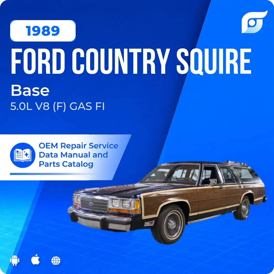 1989 Ford Country Squire Base - OEM Repair Service Manual