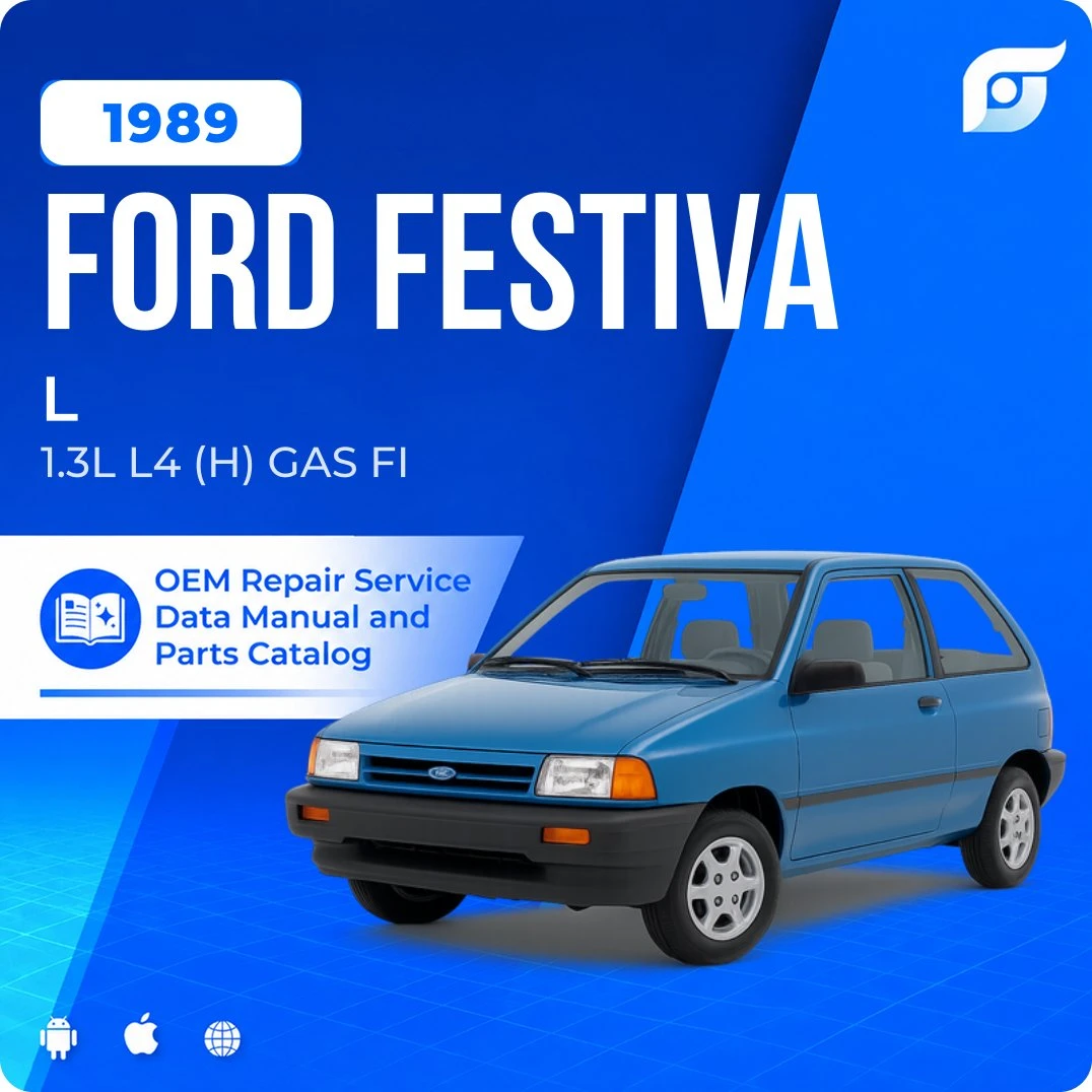1989 Ford Festiva L - OEM Repair Service Manual