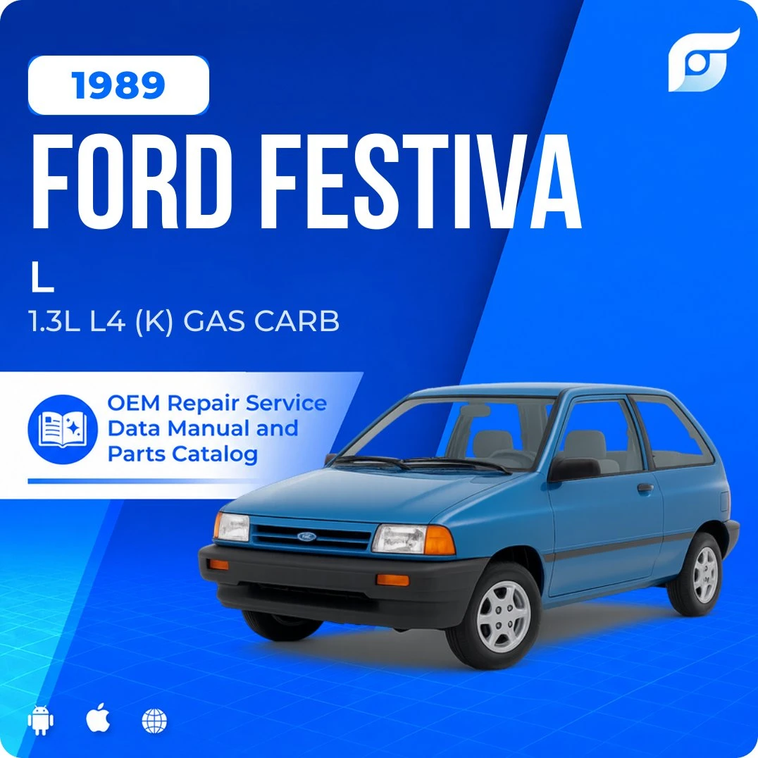 1989 Ford Festiva L - OEM Repair Service Manual
