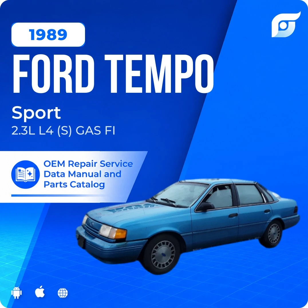1989 Ford Tempo Sport - OEM Repair Service Manual