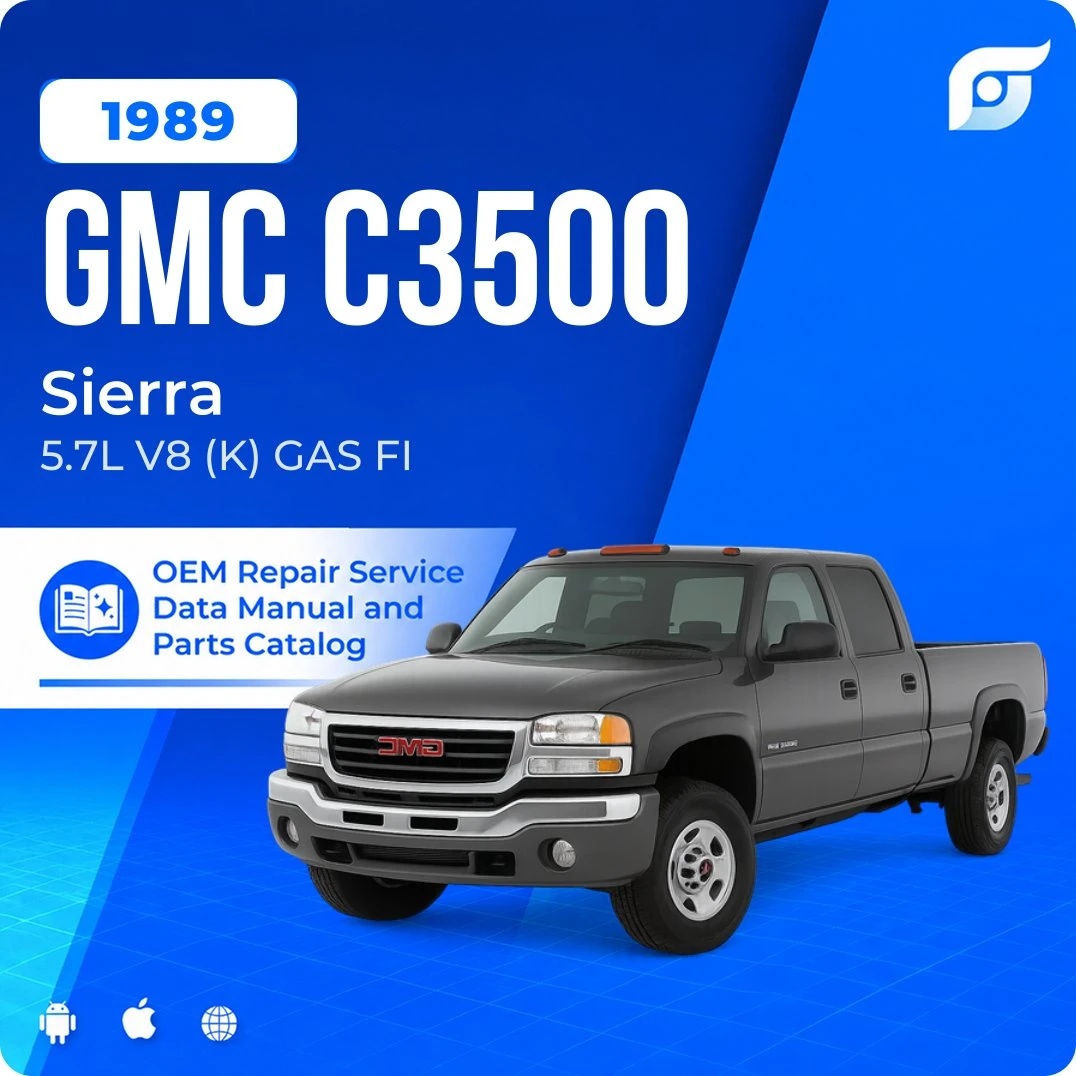 1989 GMC C3500 Sierra - OEM Repair Service Manual