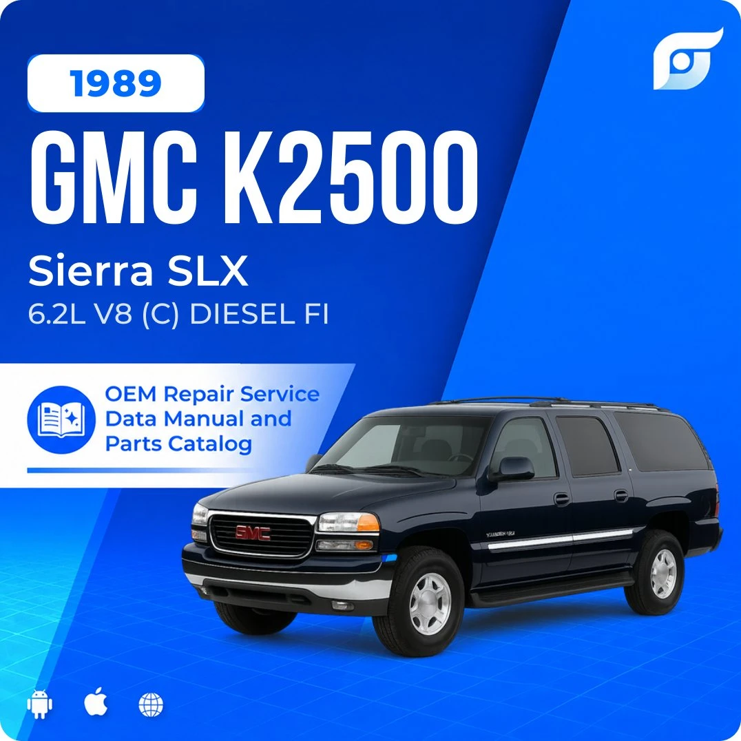 1989 GMC K2500 Sierra SLX - OEM Repair Service Manual
