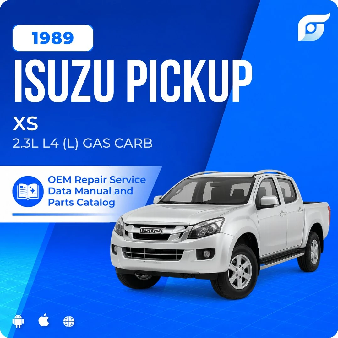 1989 Isuzu Pickup XS - OEM Repair Service Manual
