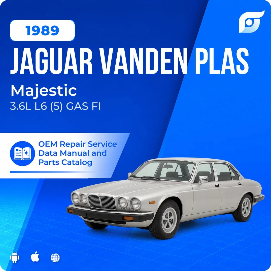 1989 Jaguar Vanden Plas Majestic - OEM Repair Service Manual