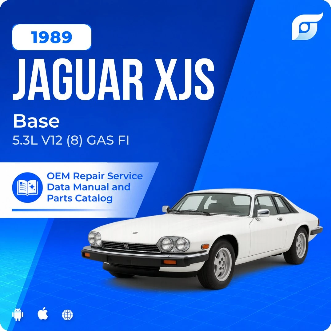 1989 Jaguar XJS Base - OEM Repair Service Manual