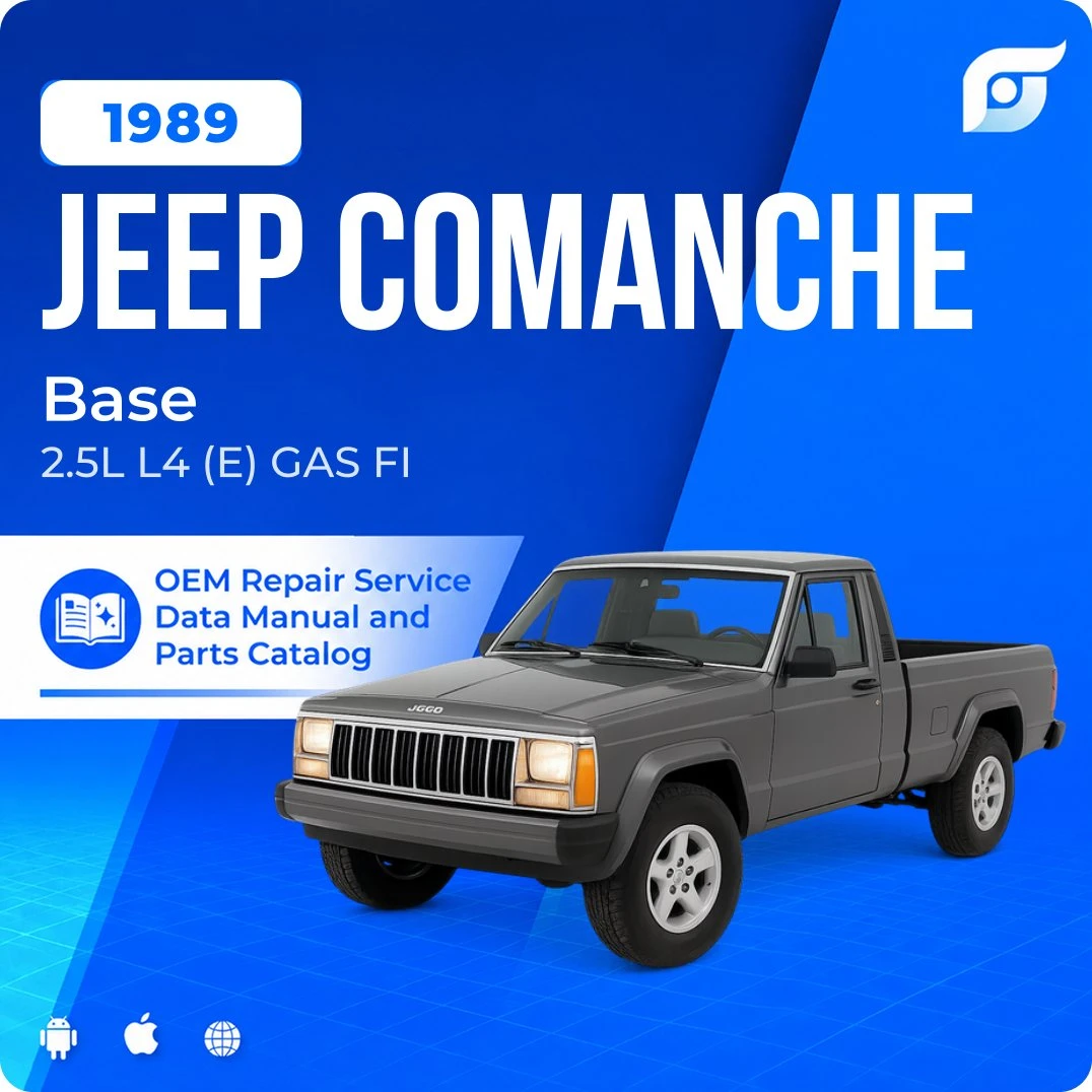 1989 Jeep Comanche Base - OEM Repair Service Manual