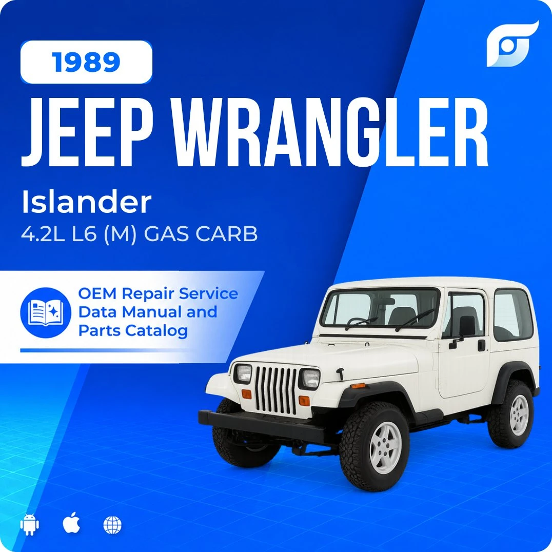 1989 Jeep Wrangler Islander - OEM Repair Service Manual