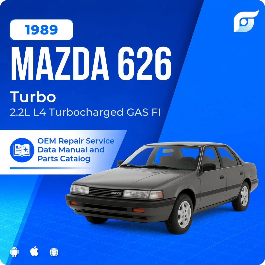 1989 Mazda 626 Turbo - OEM Repair Service Manual