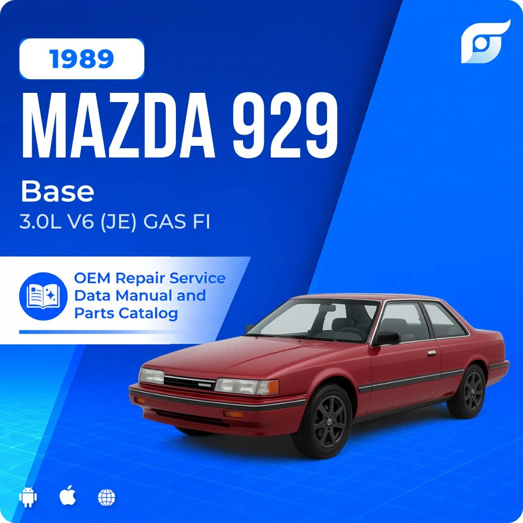 1989 Mazda 929 Base - OEM Repair Service Manual