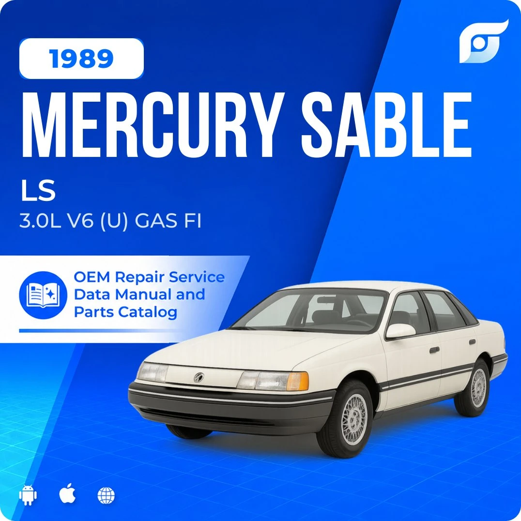 1989 Mercury Sable LS - OEM Repair Service Manual