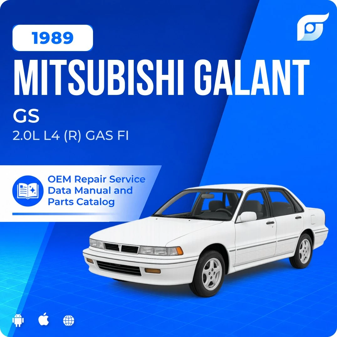 1989 Mitsubishi Galant GS - OEM Repair Service Manual