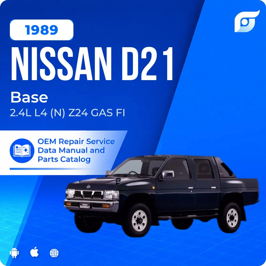 1989 Nissan D21 Base - OEM Repair Service Manual