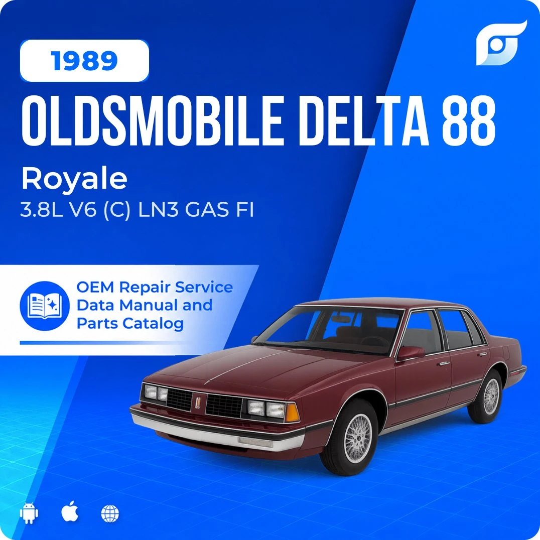 1989 Oldsmobile Delta 88 Royale - OEM Repair Service Manual