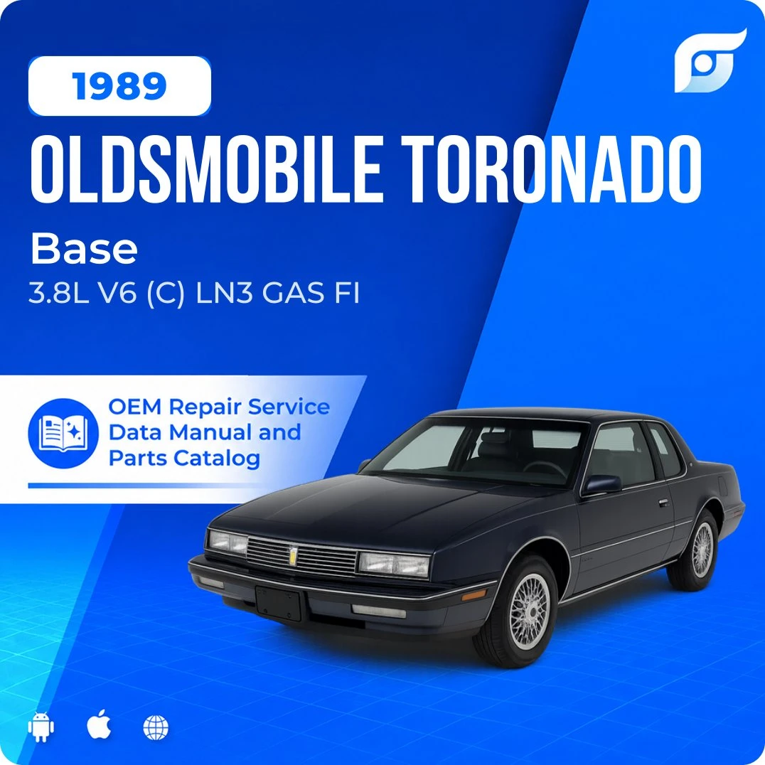 1989 Oldsmobile Toronado Base - OEM Repair Service Manual