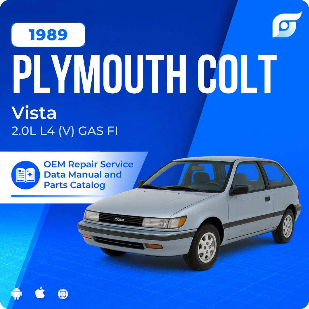 1989 Plymouth Colt Vista - OEM Repair Service Manual