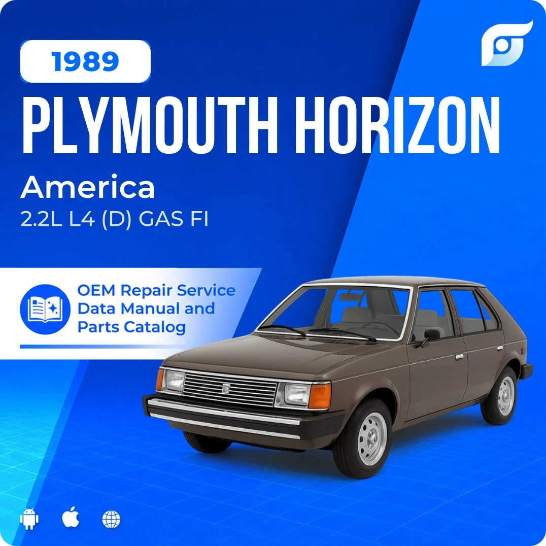1989 Plymouth Horizon America - OEM Repair Service Manual