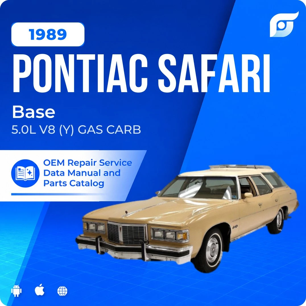 1989 Pontiac Safari Base - OEM Repair Service Manual
