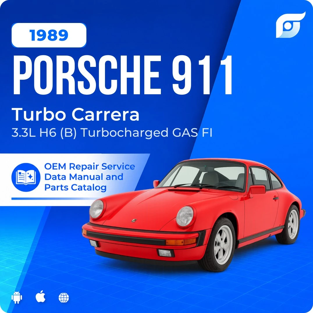 1989 Porsche 911 Turbo Carrera - OEM Repair Service Manual