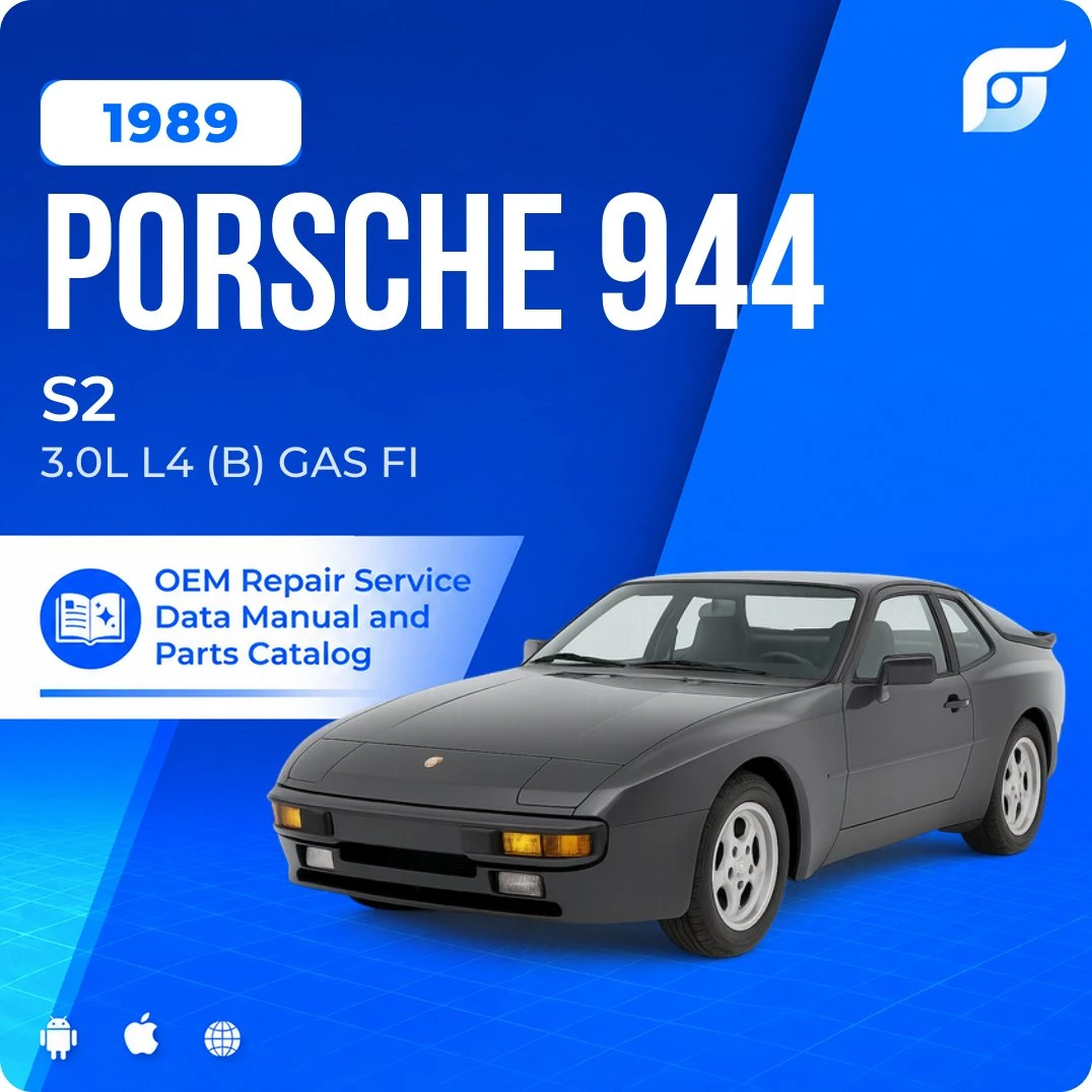 1989 Porsche 944 S2 - OEM Repair Service Manual