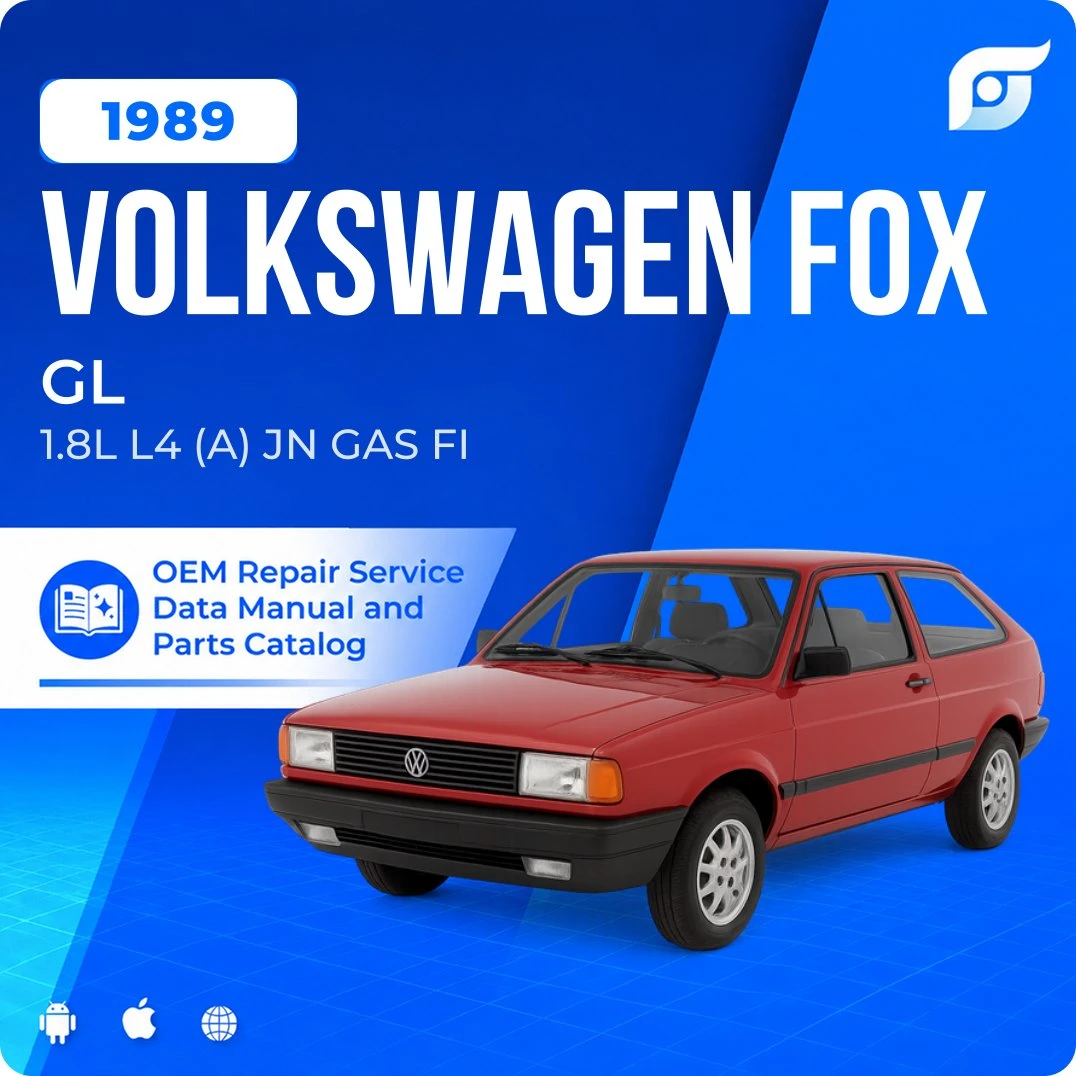 1989 Volkswagen Fox GL - OEM Repair Service Manual