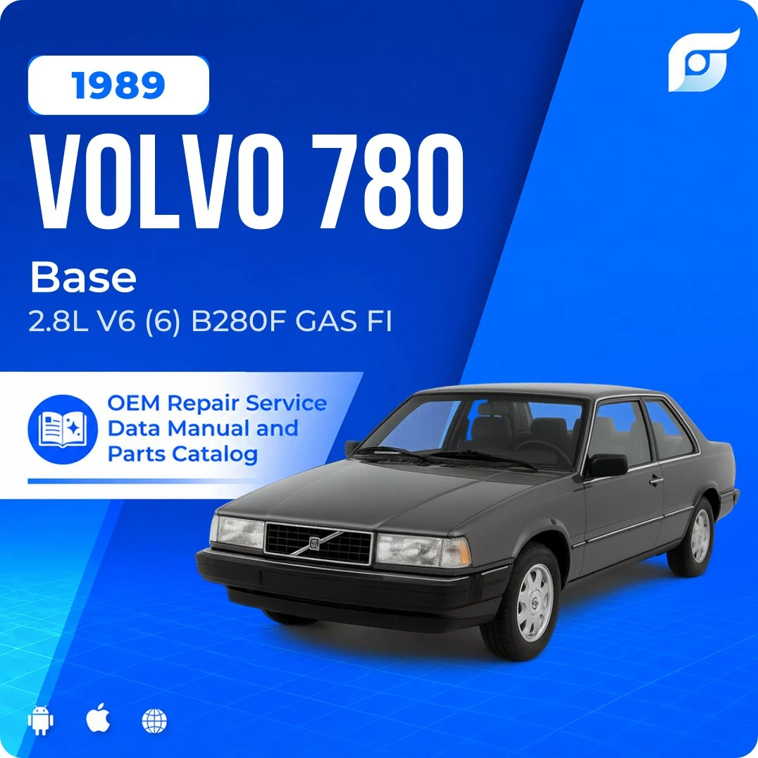 1989 Volvo 780 Base - OEM Repair Service Manual