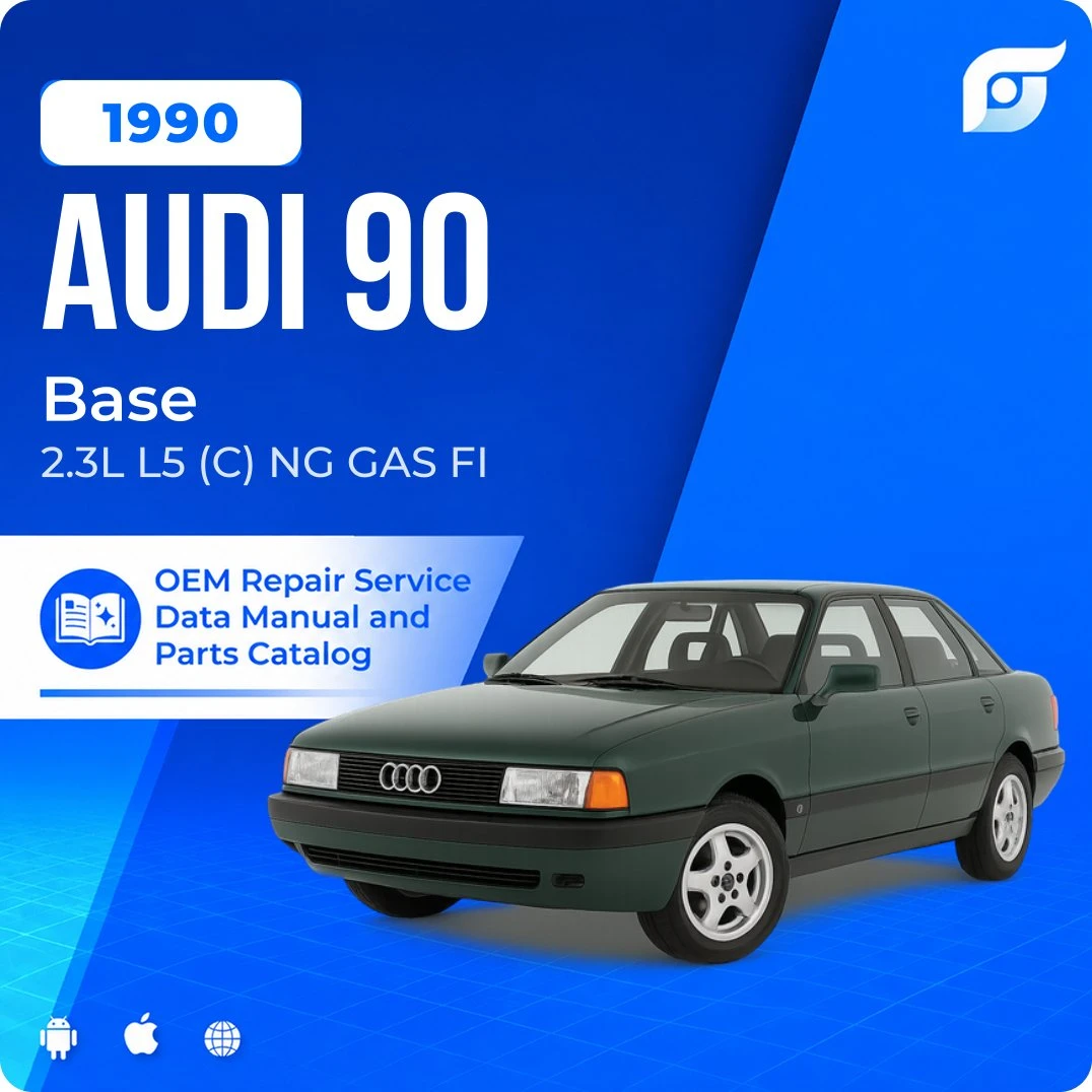 1990 Audi 90 Base - OEM Repair Service Manual