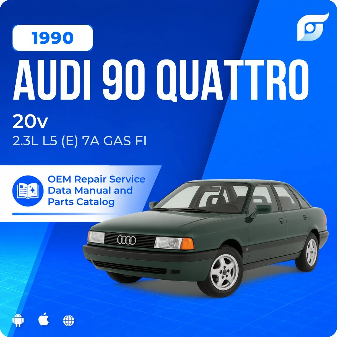 1990 Audi 90 Quattro 20v - OEM Repair Service Manual