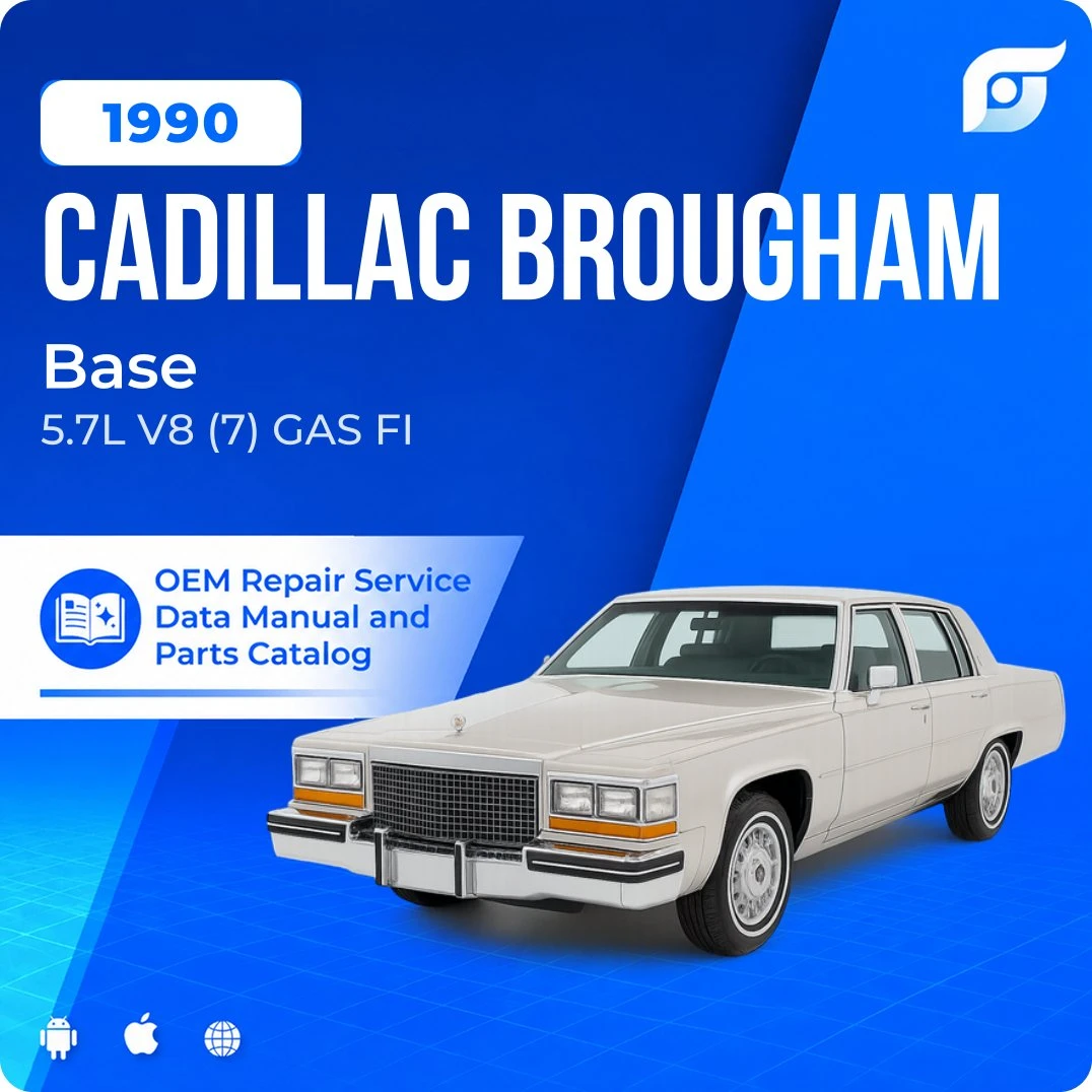 1990 Cadillac Brougham Base - OEM Repair Service Manual