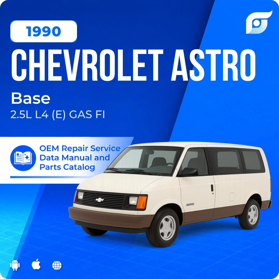 1990 Chevrolet Astro Base - OEM Repair Service Manual