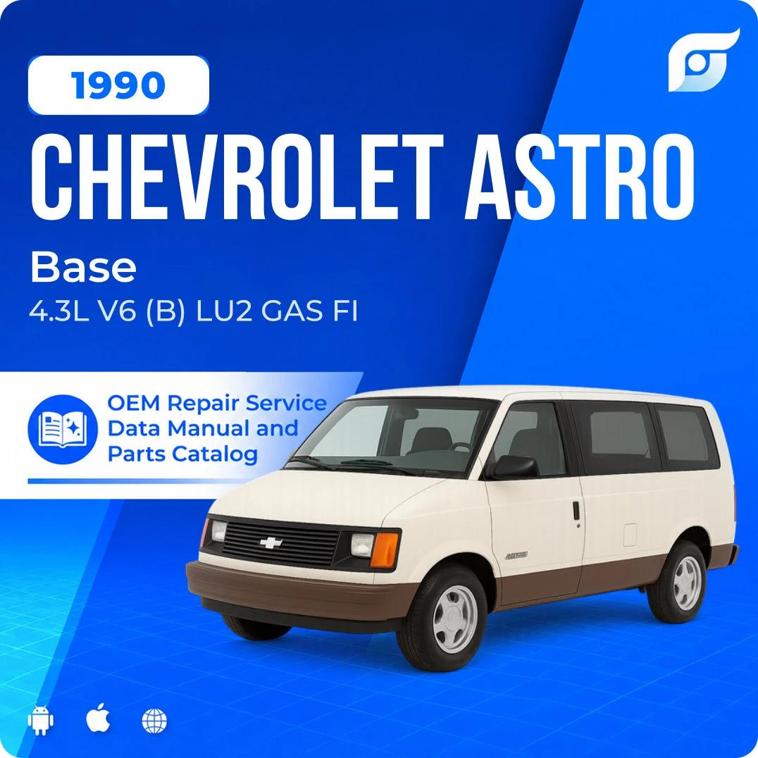 1990 Chevrolet Astro Base - OEM Repair Service Manual