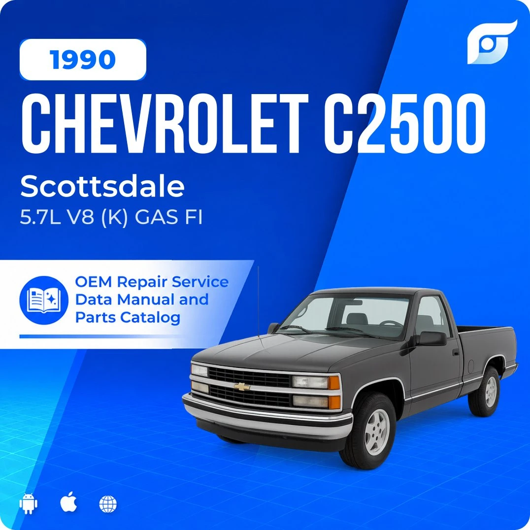 1990 Chevrolet C2500 Scottsdale - OEM Repair Service Manual