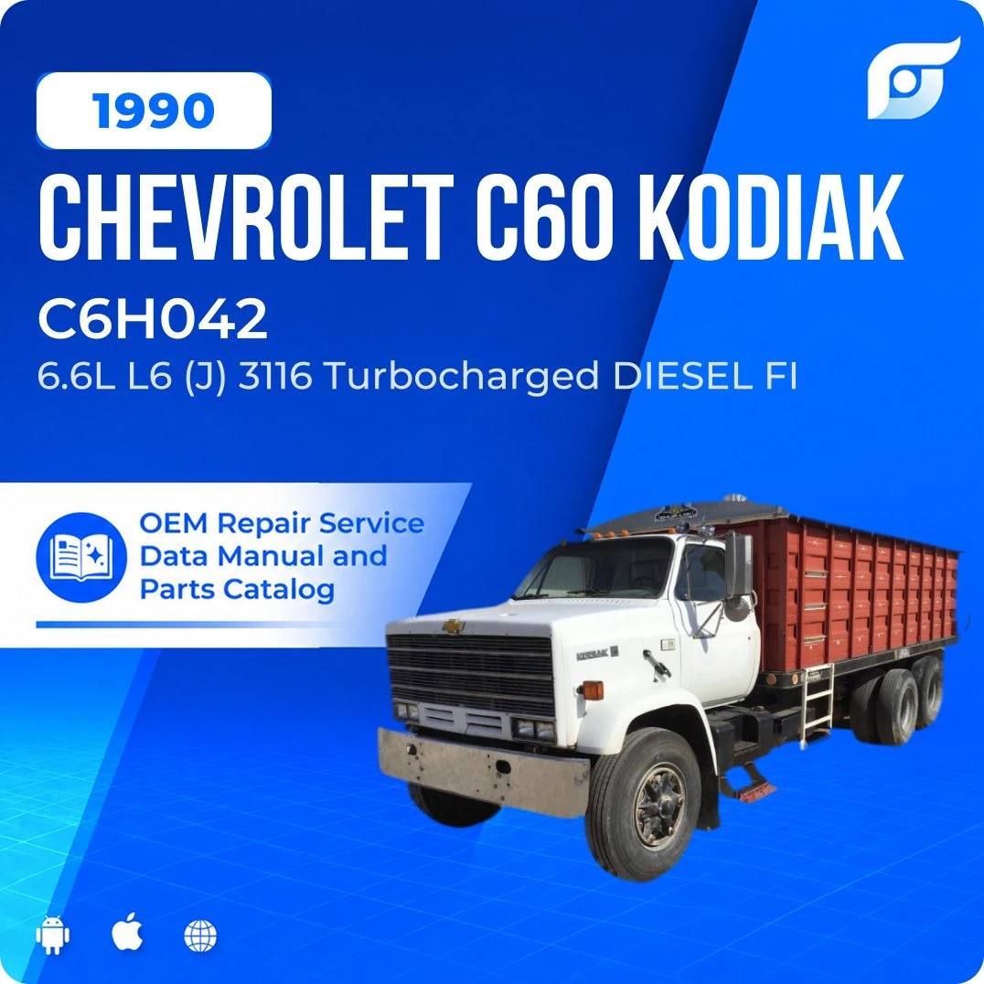 1990 Chevrolet C60 Kodiak C6H042 - OEM Repair Service Manual