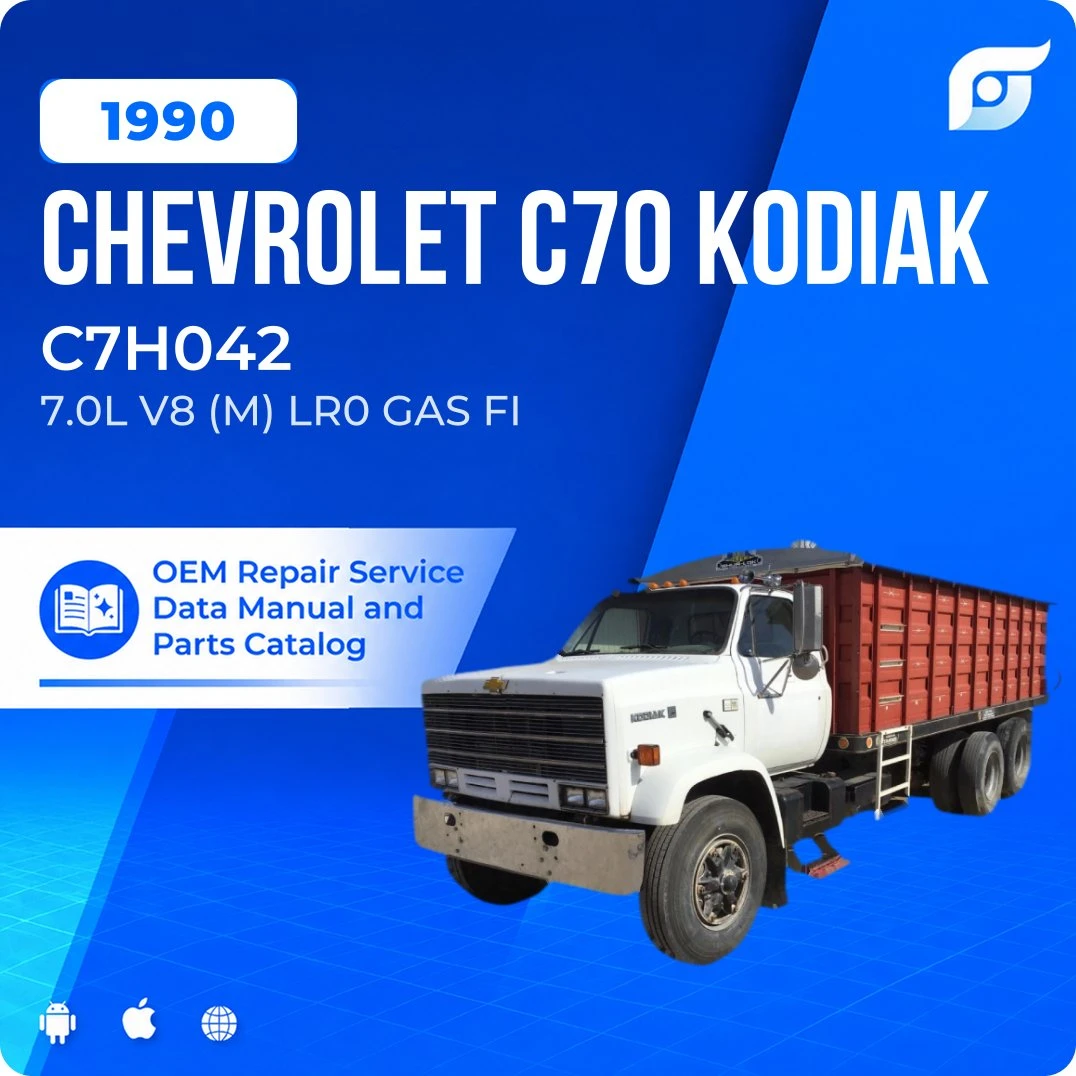 1990 Chevrolet C70 Kodiak C7H042 - OEM Repair Service Manual