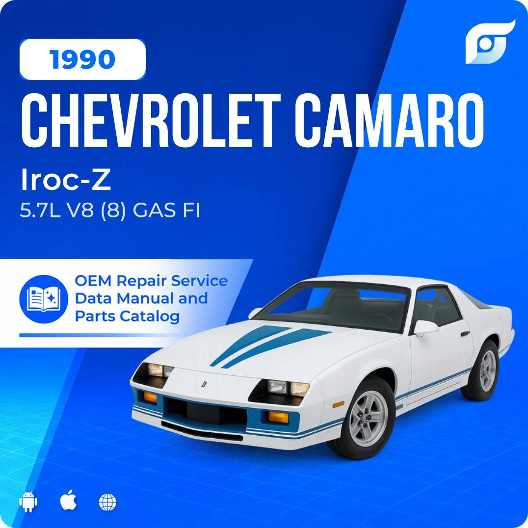 1990 Chevrolet Camaro Iroc-Z - OEM Repair Service Manual