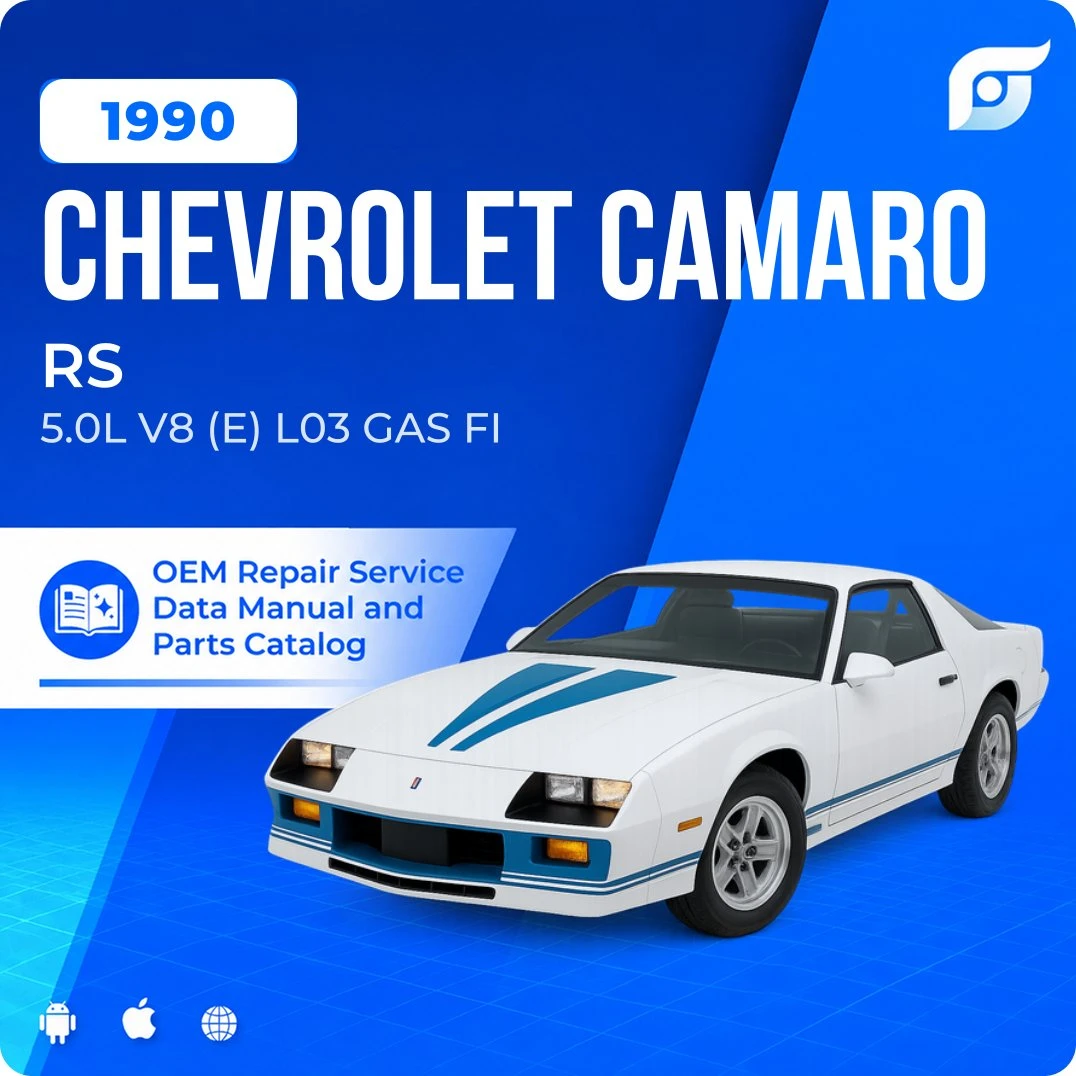 1990 Chevrolet Camaro RS - OEM Repair Service Manual