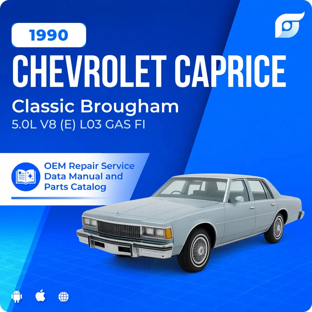 1990 Chevrolet Caprice Classic Brougham - OEM Repair Service Manual