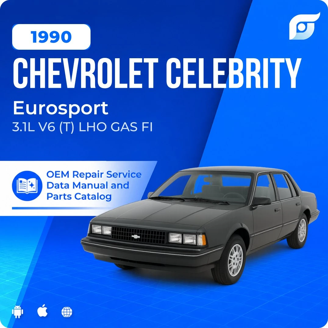 1990 Chevrolet Celebrity Eurosport - OEM Repair Service Manual